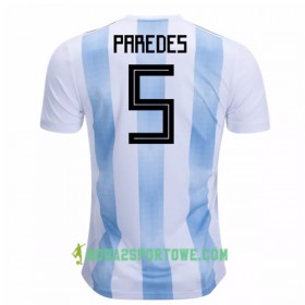 Koszulka Argentyna Paredes 5 Mistrzostwa Świata 2018 Domowe Stroje Piłkarskie